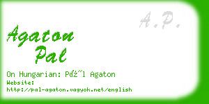 agaton pal business card